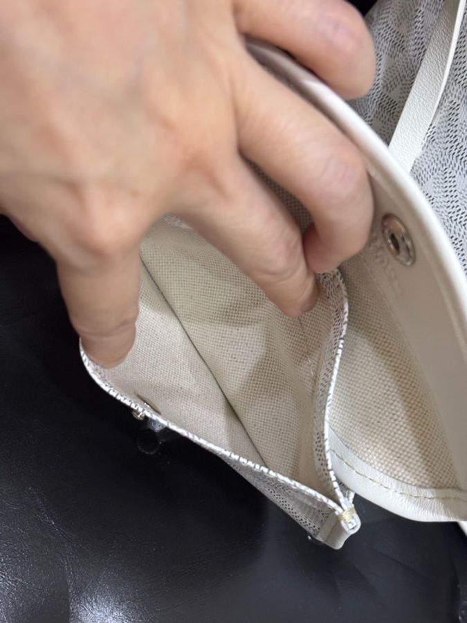 最美的的休閒包🤍 Goyard mini托特 附上訂製內膽-8