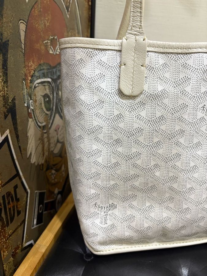 最美的的休閒包🤍 Goyard mini托特 附上訂製內膽-20