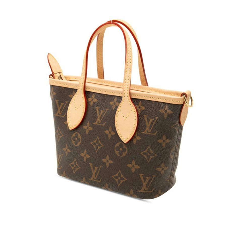 路易威登 Monogram Neverfull BB 單背包/手提包 2-Way M46786 玫瑰牡丹粉/棕色皮革 女士 LOUIS VUITTON-1