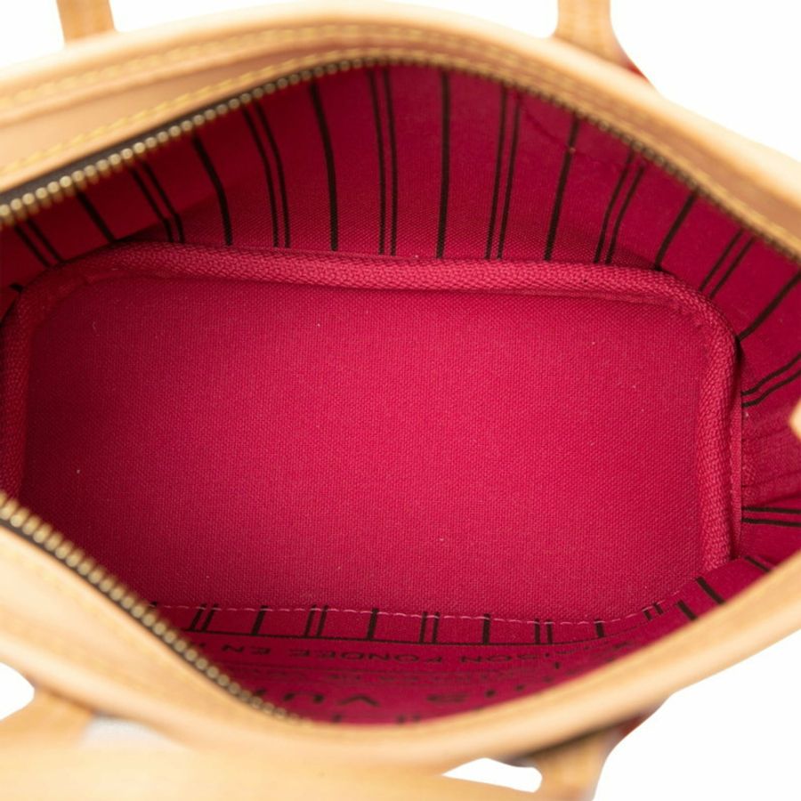 路易威登 Monogram Neverfull BB 單背包/手提包 2-Way M46786 玫瑰牡丹粉/棕色皮革 女士 LOUIS VUITTON-3