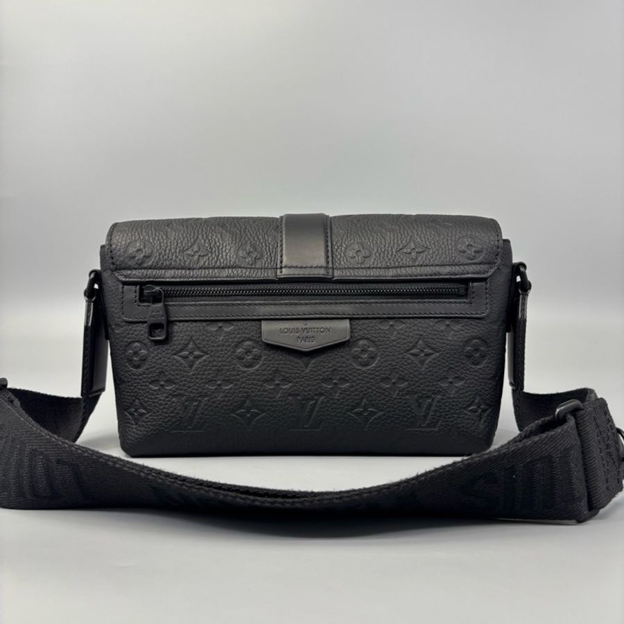Louis Vuitton 路易威登 S-Cape磨砂黑劍橋包 純芯片 尺寸25*16-1