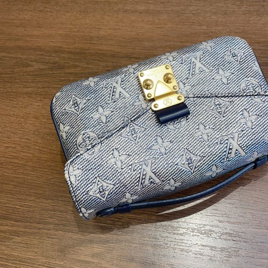 路易威登/Louis Vuitton 限量 Metis 炫彩牛仔老花橫版 法棍郵差包-7