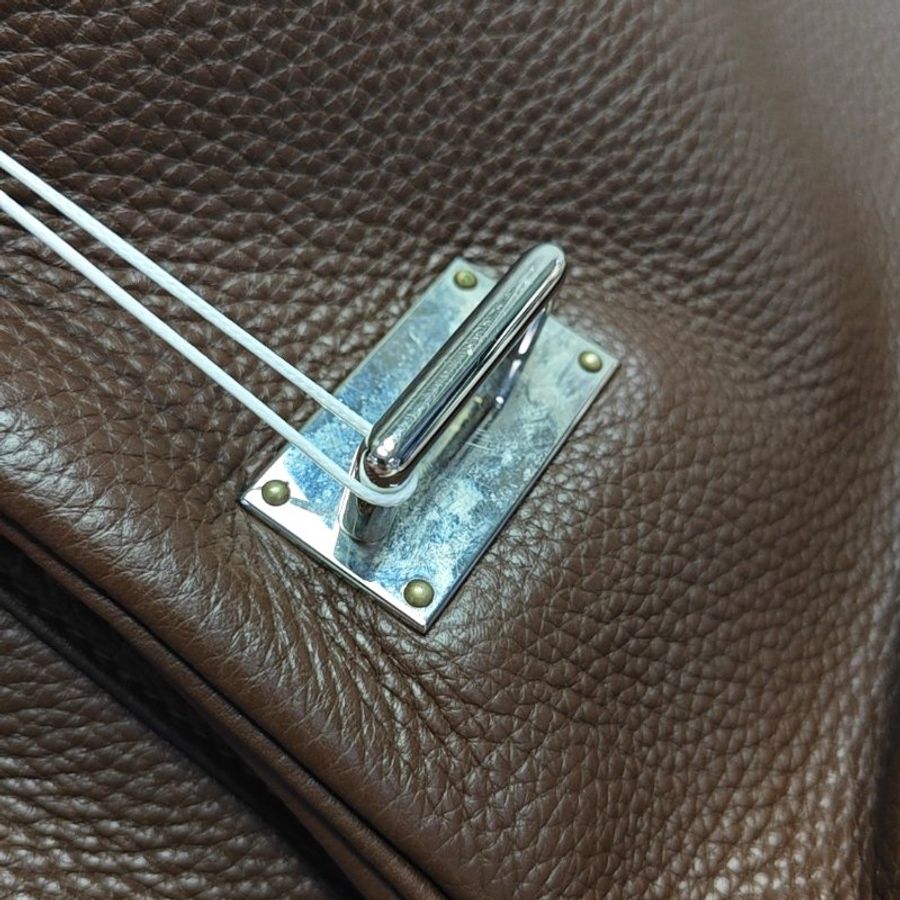 HERMES Steve 可卡因Clemence牛皮单肩包-1