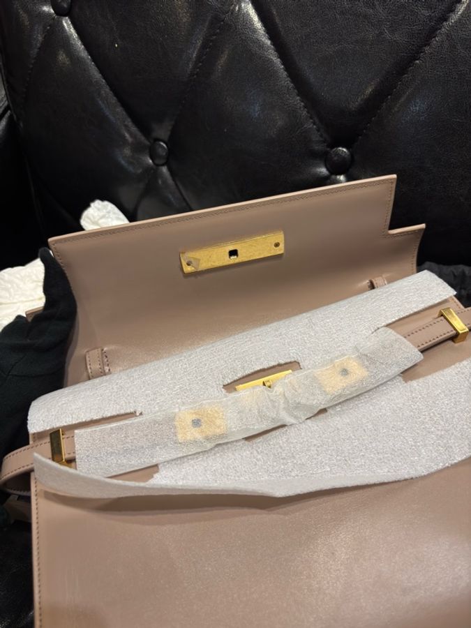 YSL 曼哈頓Manhattan 中號 乾燥玫瑰粉 全新微瑕-11
