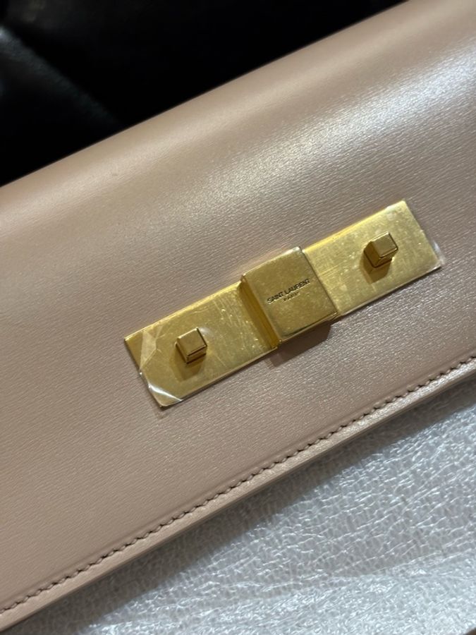YSL 曼哈頓Manhattan 中號 乾燥玫瑰粉 全新微瑕-25