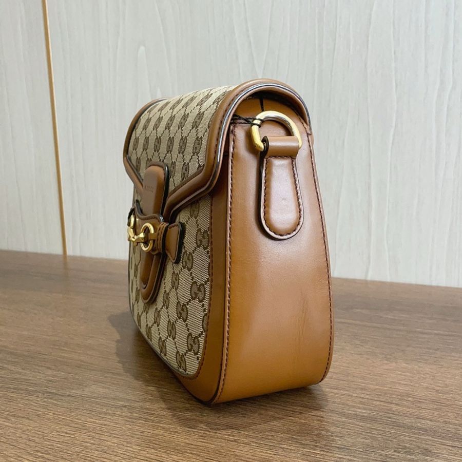 古驰/Gucci Lady Web 老花马鞍包 23*7.5*19-2