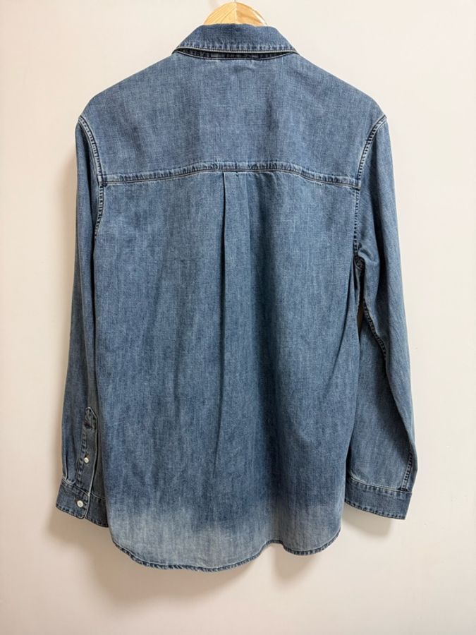 Miu Miu blue chambray shirt 42 襯衫-2