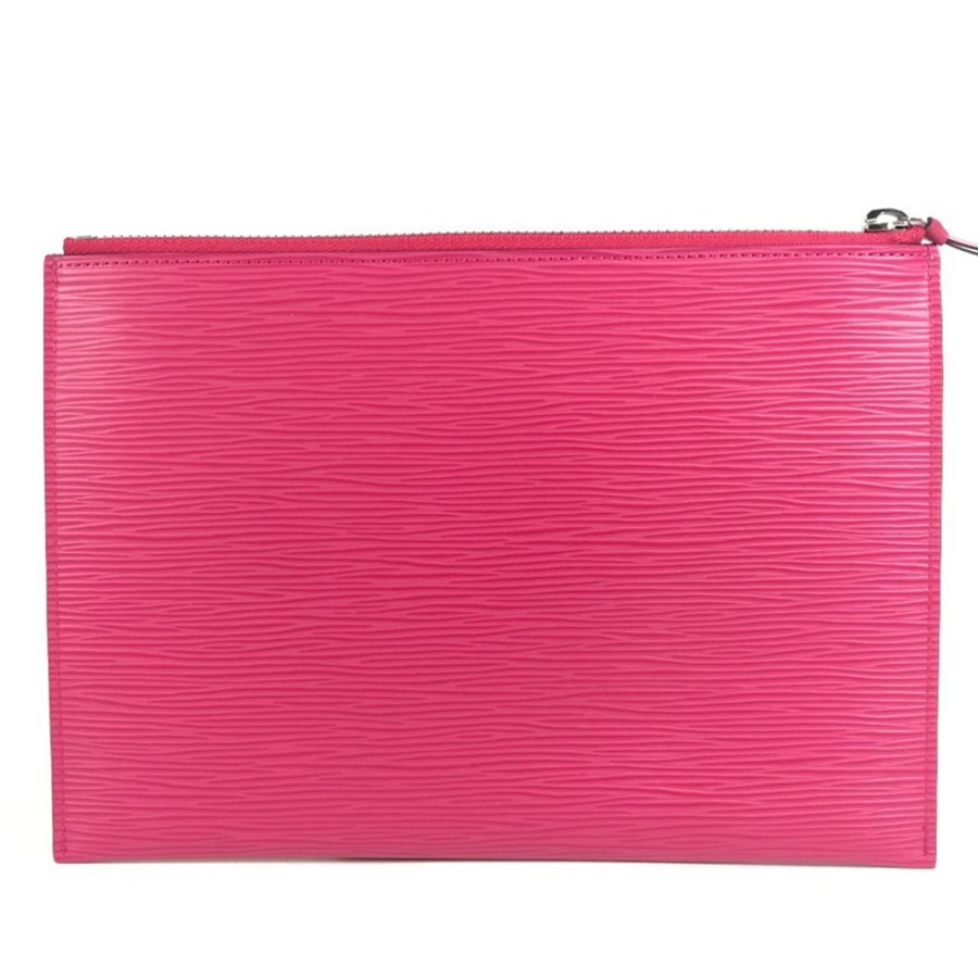 路易威登 M62253 Epi Pochette Plat 手袋,女士手提包,手拿包,手包,珍珠粉色-1
