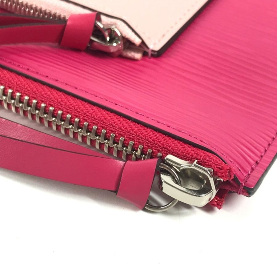 路易威登 M62253 Epi Pochette Plat 手袋,女士手提包,手拿包,手包,珍珠粉色-7