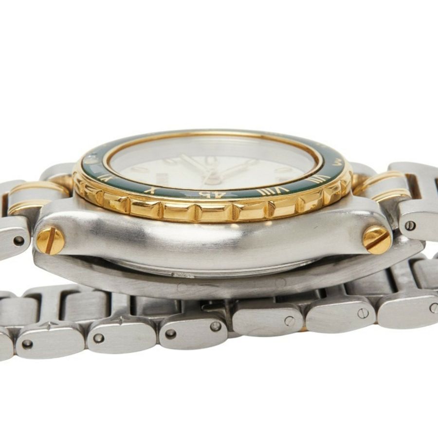 Gucci 復古腕錶 9700L 石英錶 米色錶盤 不鏽鋼鍍層 女士 GUCCI-4