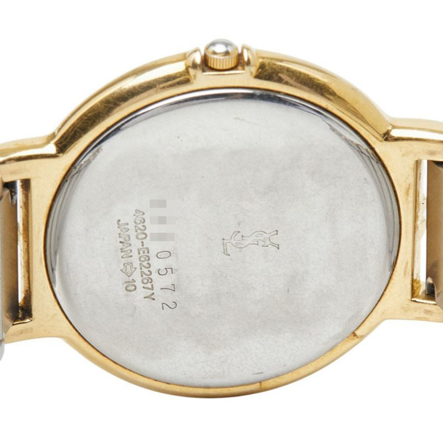 Saint Laurent 手錶 4620-E62267Y,石英,米色錶盤,不鏽鋼鍍層,男士。-3