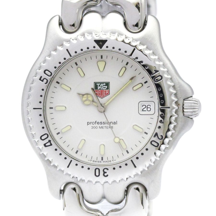 TAG HEUER Sel Professional 200米精鋼石英男錶 WG1112 拋光款-0