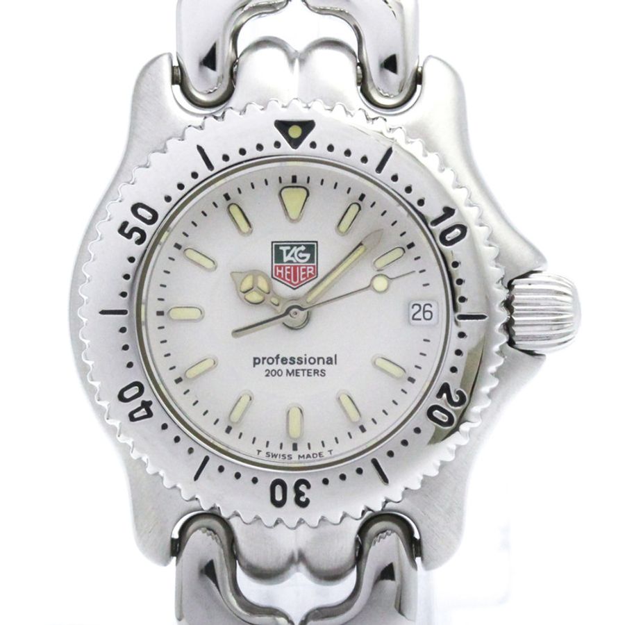 TAG HEUER Sel Professional 精鋼石英女錶 WG1412 拋光款-0