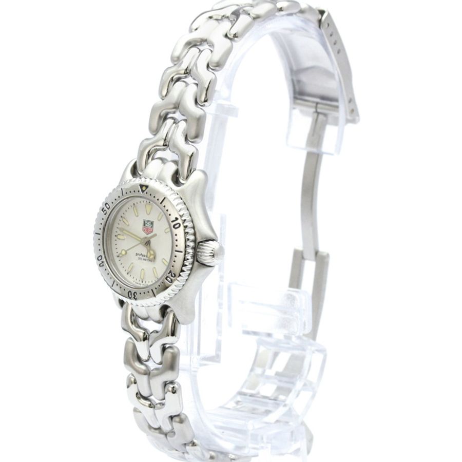 TAG HEUER Sel Professional 精鋼石英女錶 WG1412 拋光款-1