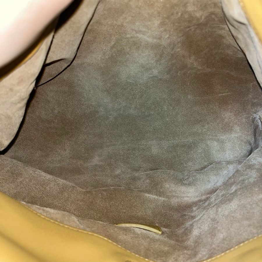 Loewe羅意威 奶茶色Flamenco新款福袋單肩包手提包-5
