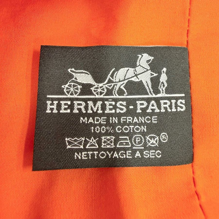 愛馬仕 Cabas Drapeaux au vent 棉帆布大號手提包 沙灘 多色 法國製造 女士-9