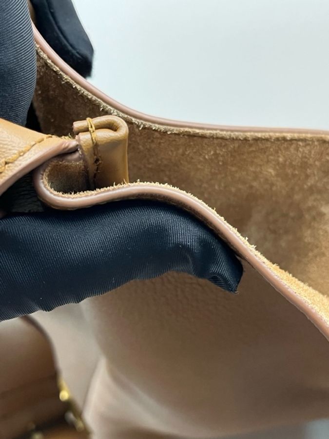 YSL 聖羅蘭 hobo水桶包大號 棕色 尺寸:長30cm 寬13cm 高31cm。-11