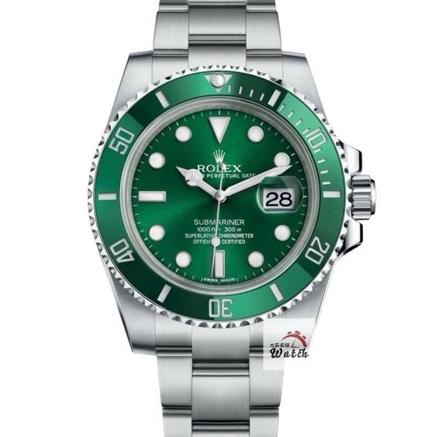 【大眾名錶】ROLEX 勞力士116610LV Submariner潛航者 2014/09全配件 停產保值款 綠面綠水鬼 錶徑40mm 大眾名錶G363-0