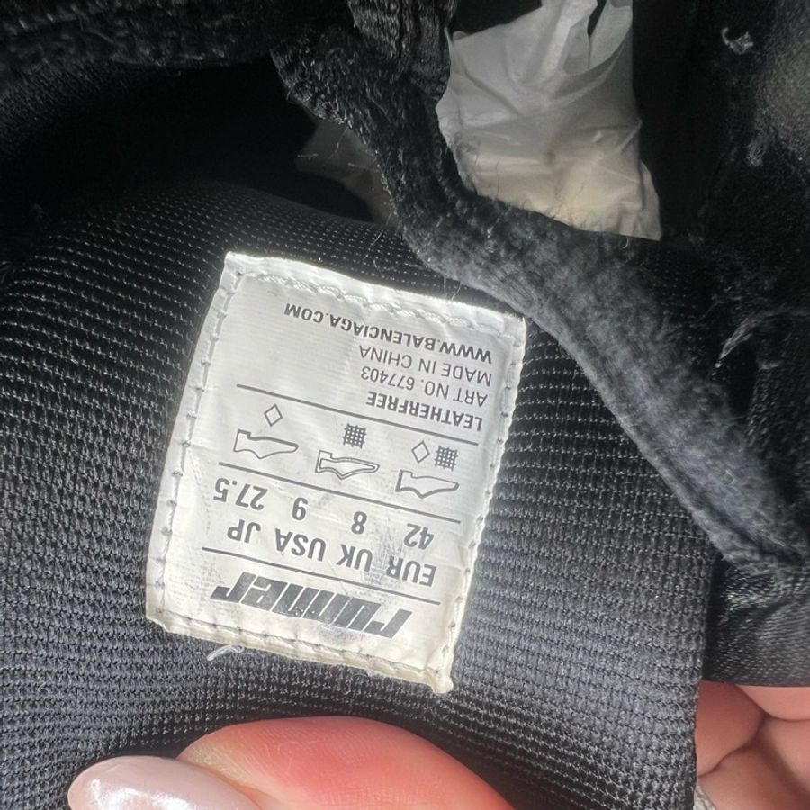 Balenciaga巴黎世家 runner 黑白 42碼-7