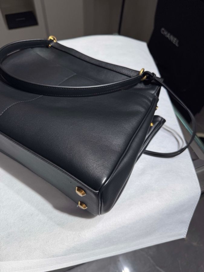999新Balenciaga巴黎世家 Rodeo 中號 黑金 光面小牛皮 25年-7
