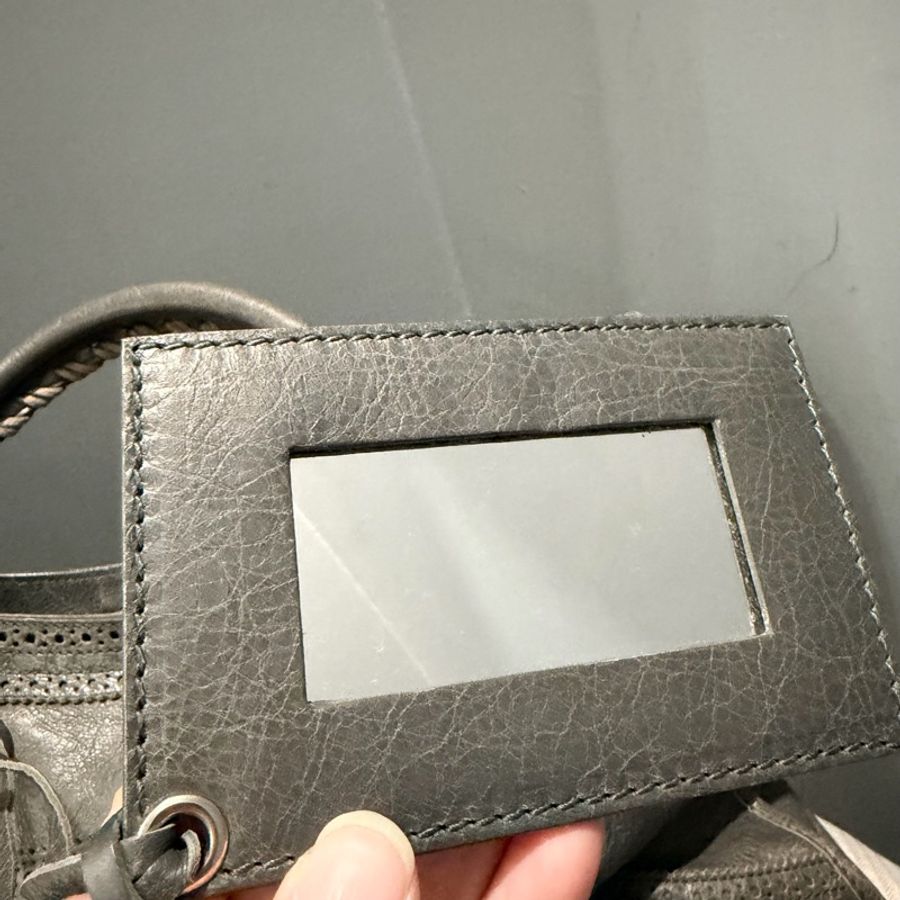 Balenciaga 巴黎世家 機車包 深灰-15