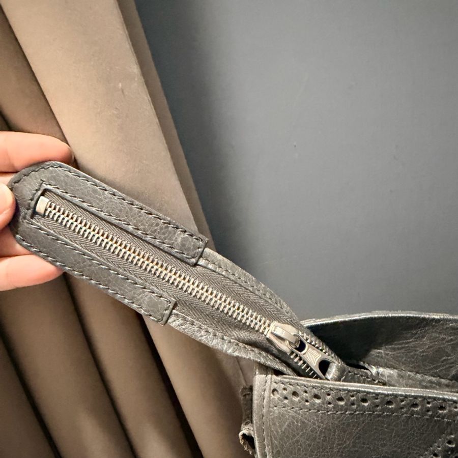 Balenciaga 巴黎世家 機車包 深灰-37