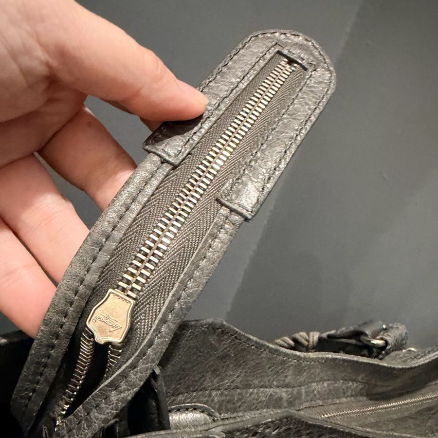 Balenciaga 巴黎世家 機車包 深灰-38