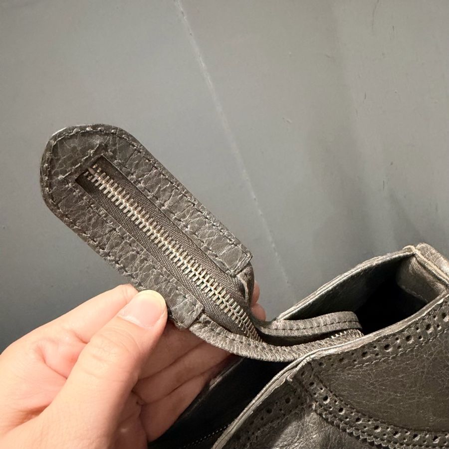 Balenciaga 巴黎世家 機車包 深灰-39