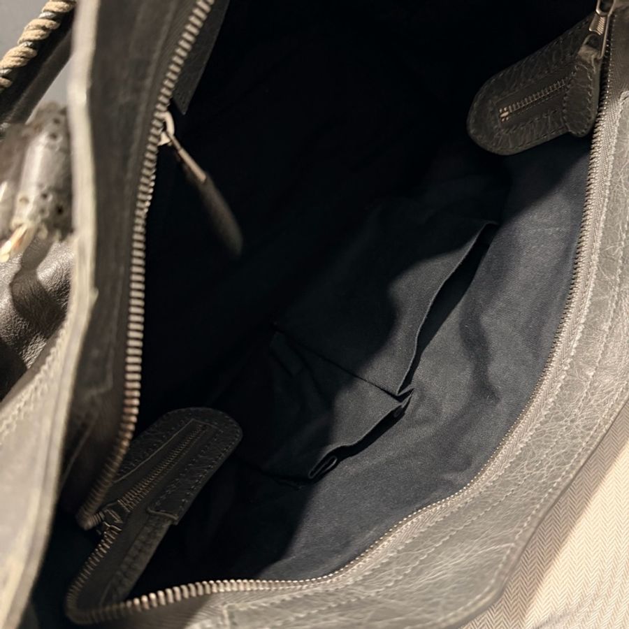 Balenciaga 巴黎世家 機車包 深灰-45