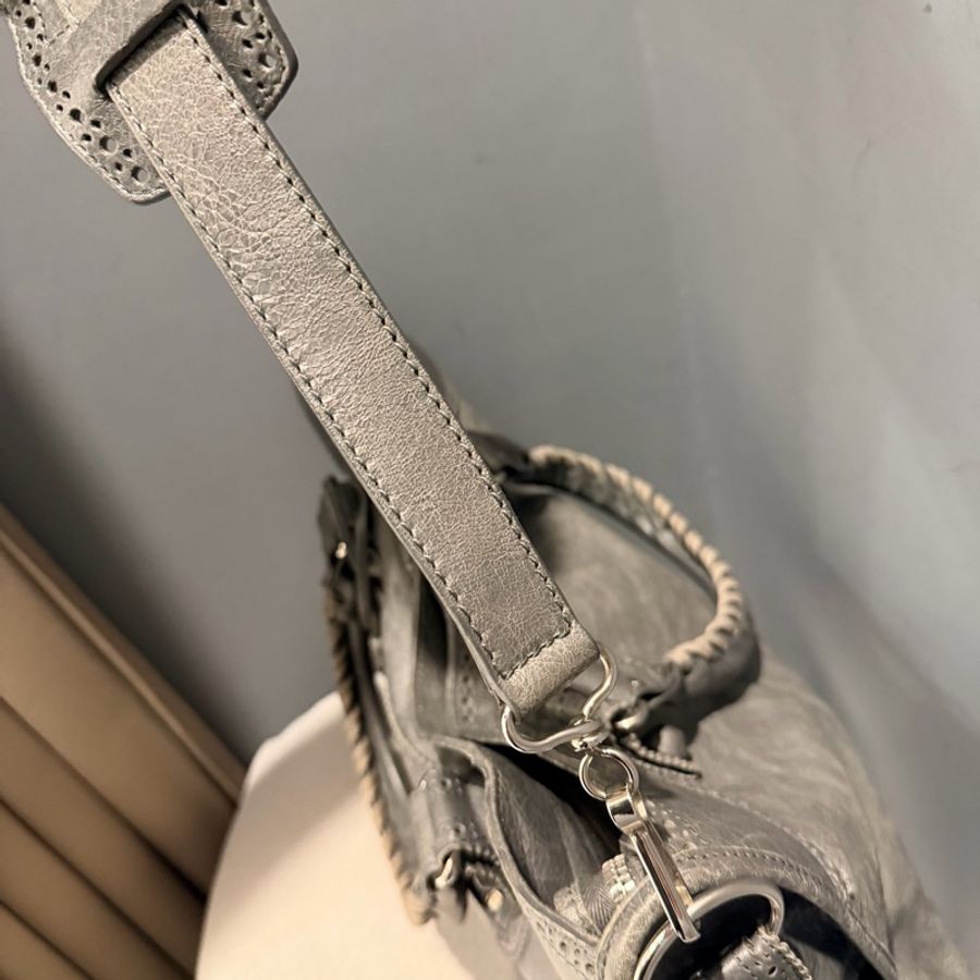 Balenciaga 巴黎世家 機車包 深灰-52