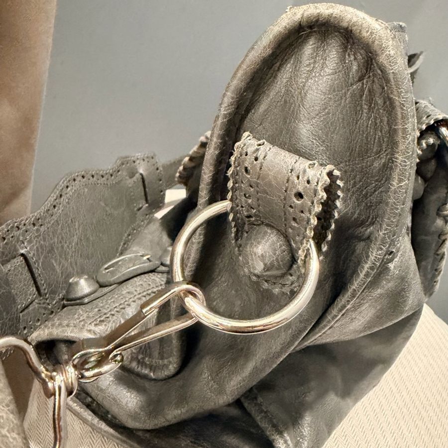 Balenciaga 巴黎世家 機車包 深灰-54