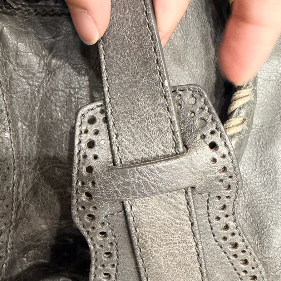 Balenciaga 巴黎世家 機車包 深灰-56