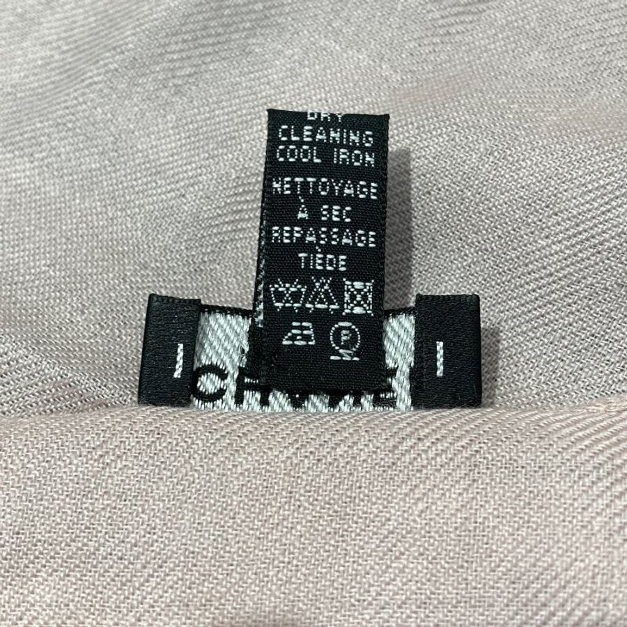 CHANEL 香奈兒 圍巾 披巾 喀什米爾 粉色-4