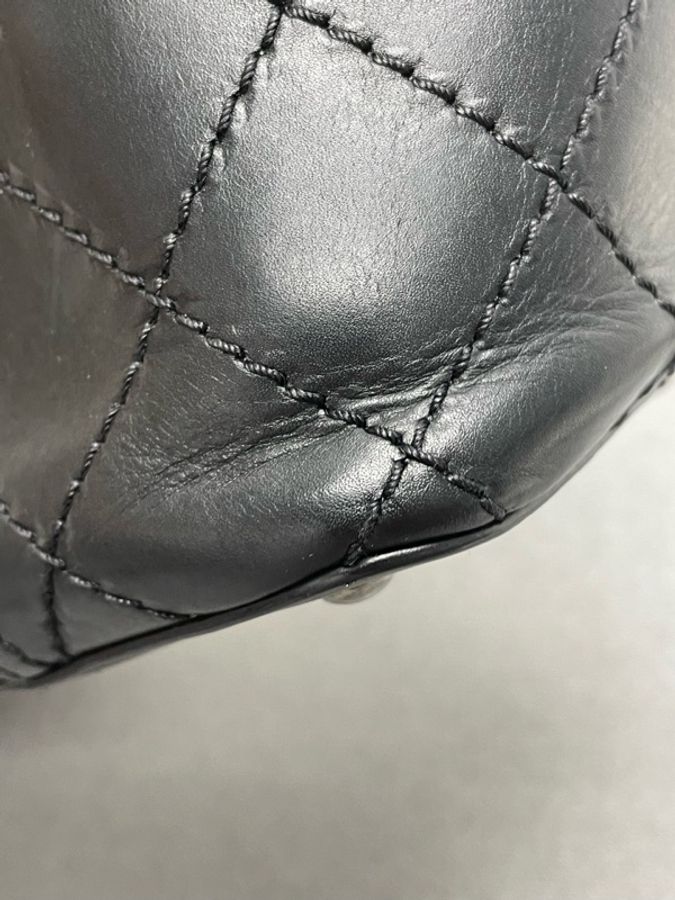CHANEL香奈兒 黑色托特 底長31-7