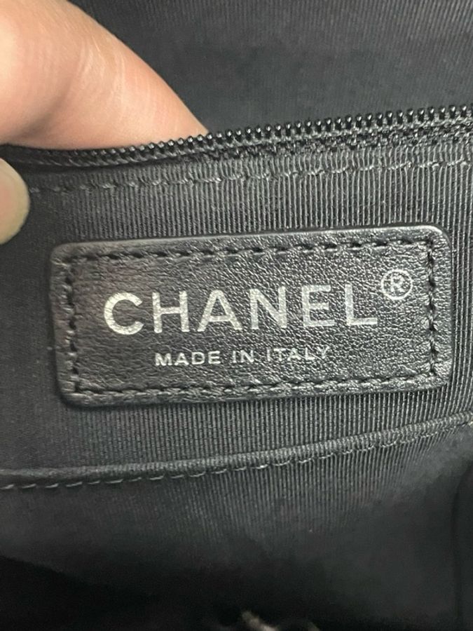 CHANEL香奈兒 黑色托特 底長31-12