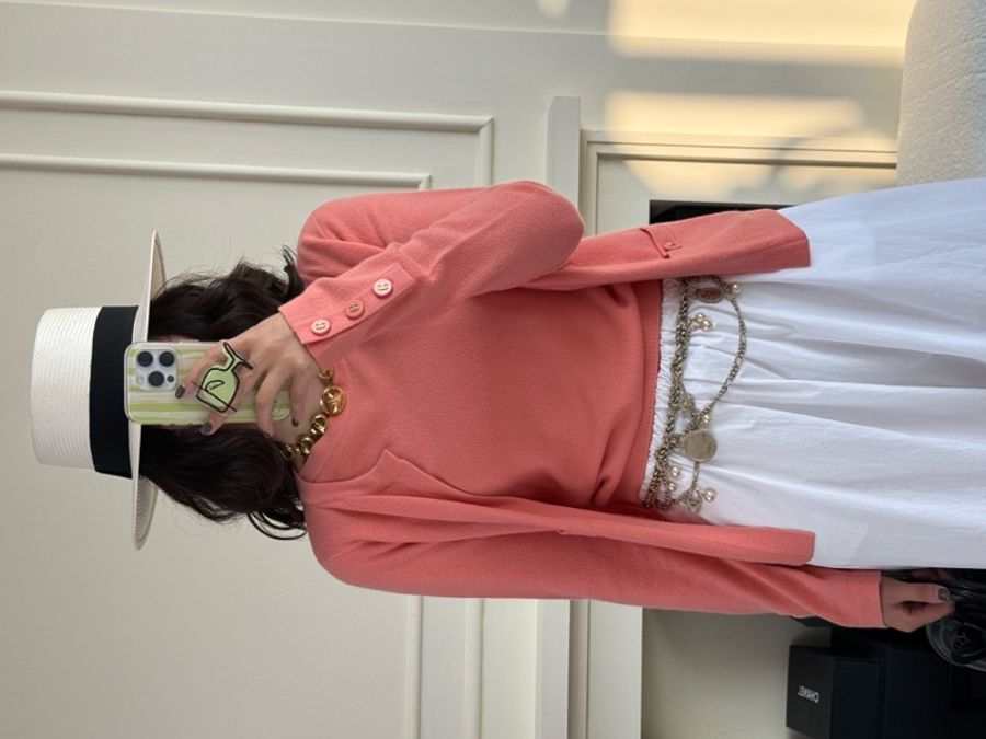 Chanel 04年coco头像钱币吊坠多元素腰链-2