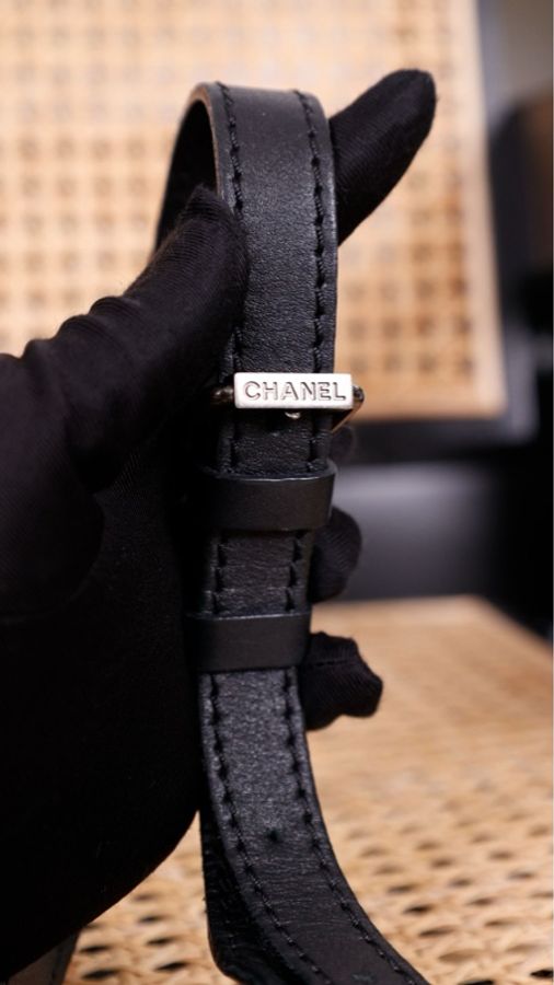 Chanel 13开绿色粗花呢2.55扣斜挎包小号单肩包-6