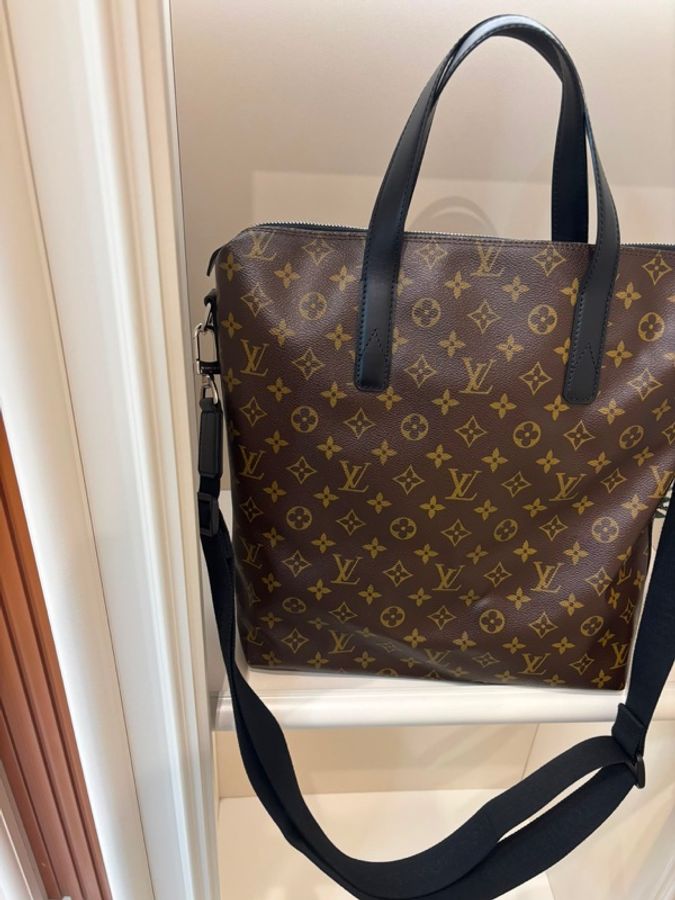 Lv Macassar Kitan 2 way bag tote M40388-5