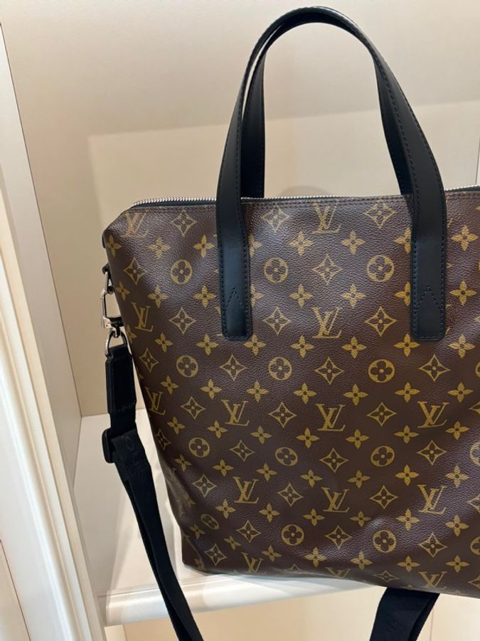Lv Macassar Kitan 2 way bag tote M40388-7