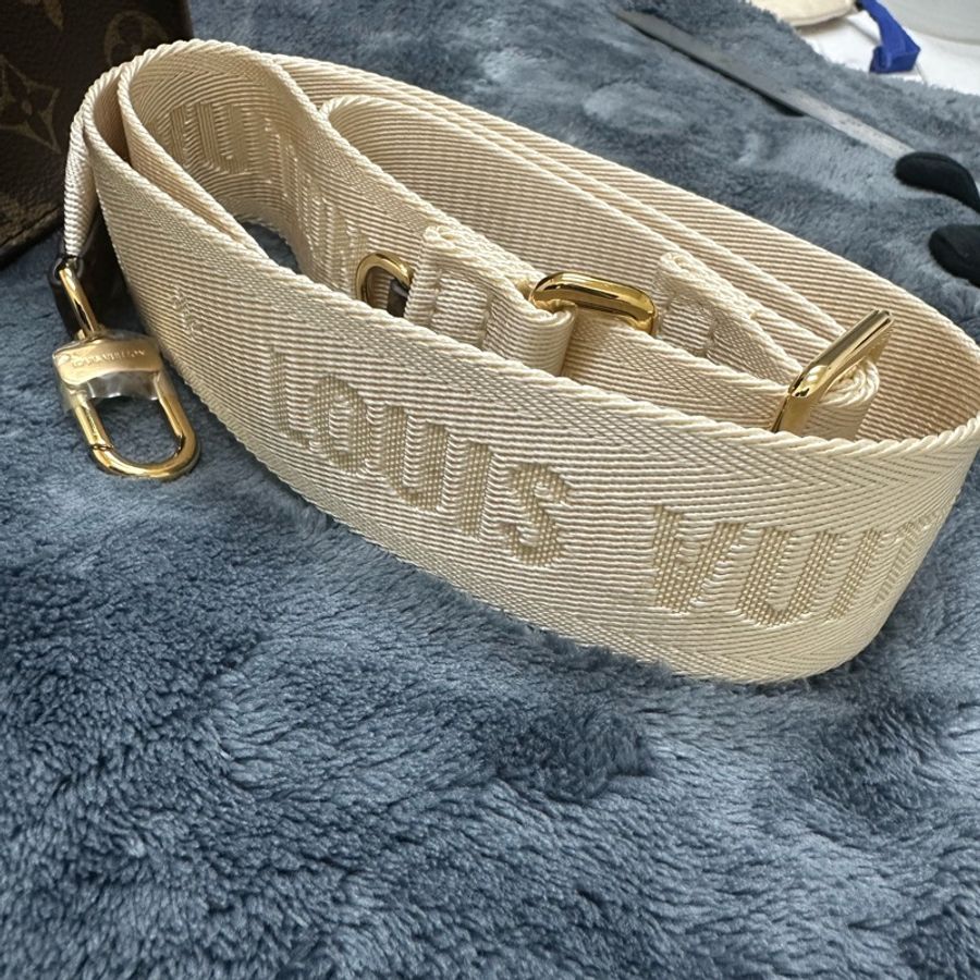 Louis Vuitton OnTheGo PM 老花托特包 經典款 附寬背帶/小圓包 (狀況如圖)-6