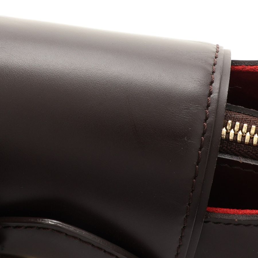 LOUIS VUITTON LV 路易威登 Sistina PM 肩背包 棕色 棋盤格帆布 N41542 N41542-9