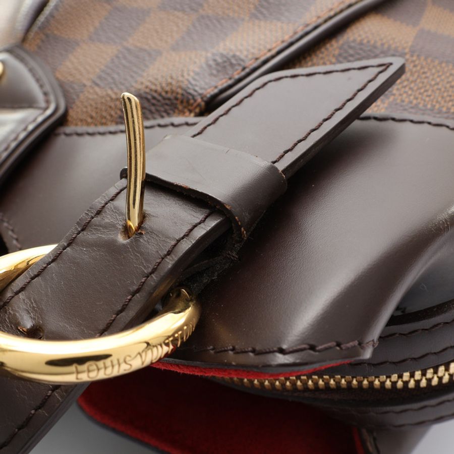 LOUIS VUITTON LV 路易威登 Sistina PM 肩背包 棕色 棋盤格帆布 N41542 N41542-12