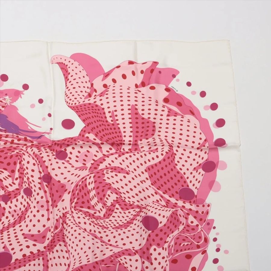 Hermès Olé Ola Flamenca Carré 90 真絲絲巾-2