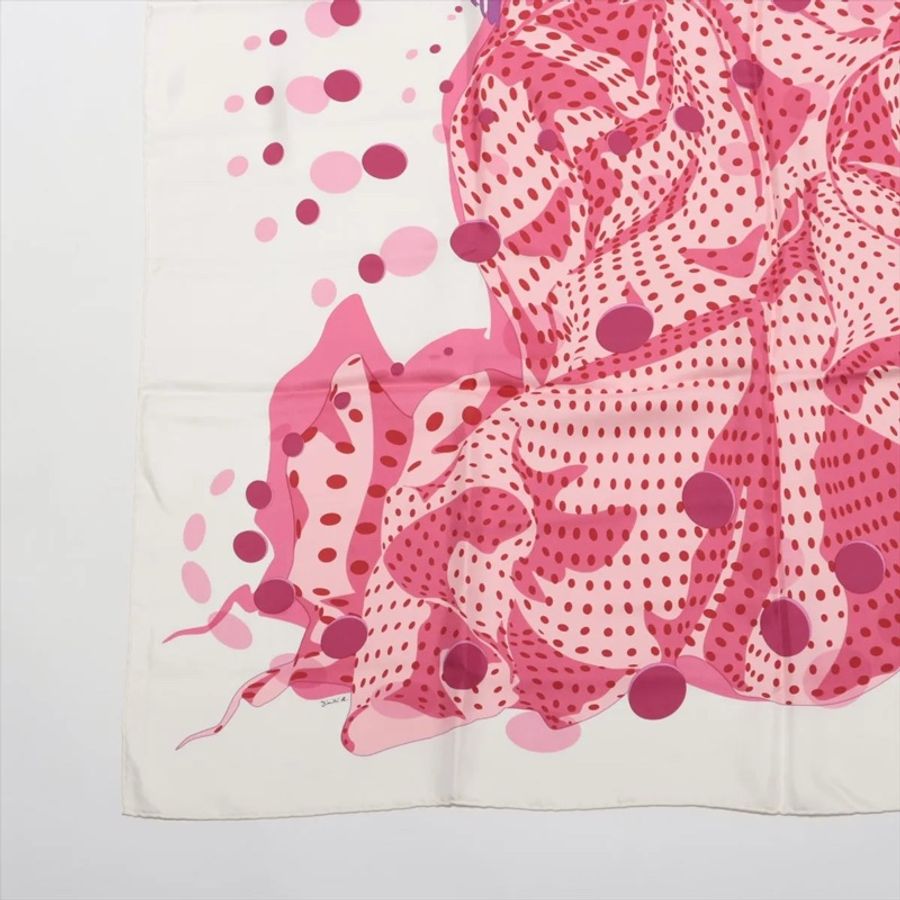 Hermès Olé Ola Flamenca Carré 90 真絲絲巾-3