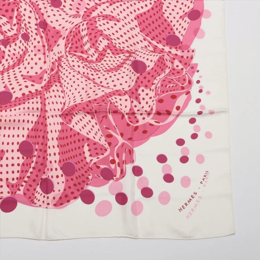 Hermès Olé Ola Flamenca Carré 90 真絲絲巾-4