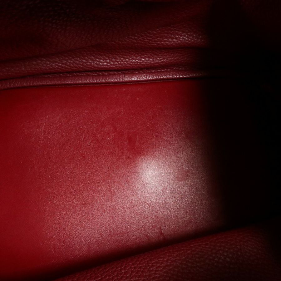 HERMES Clemence皮革Lindy 34手挽肩背兩用袋Rubis-15