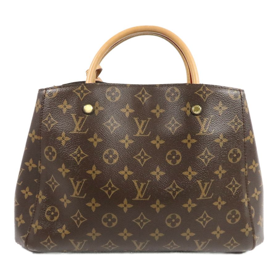 LOUIS VUITTON Monogram Montaigne MM手挽肩背兩用袋-1
