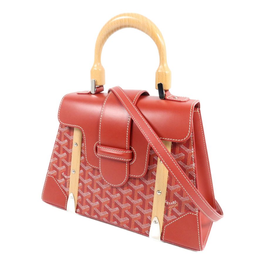 GOYARD 塗層帆布Saigon Structured PM手挽肩背兩用袋-2