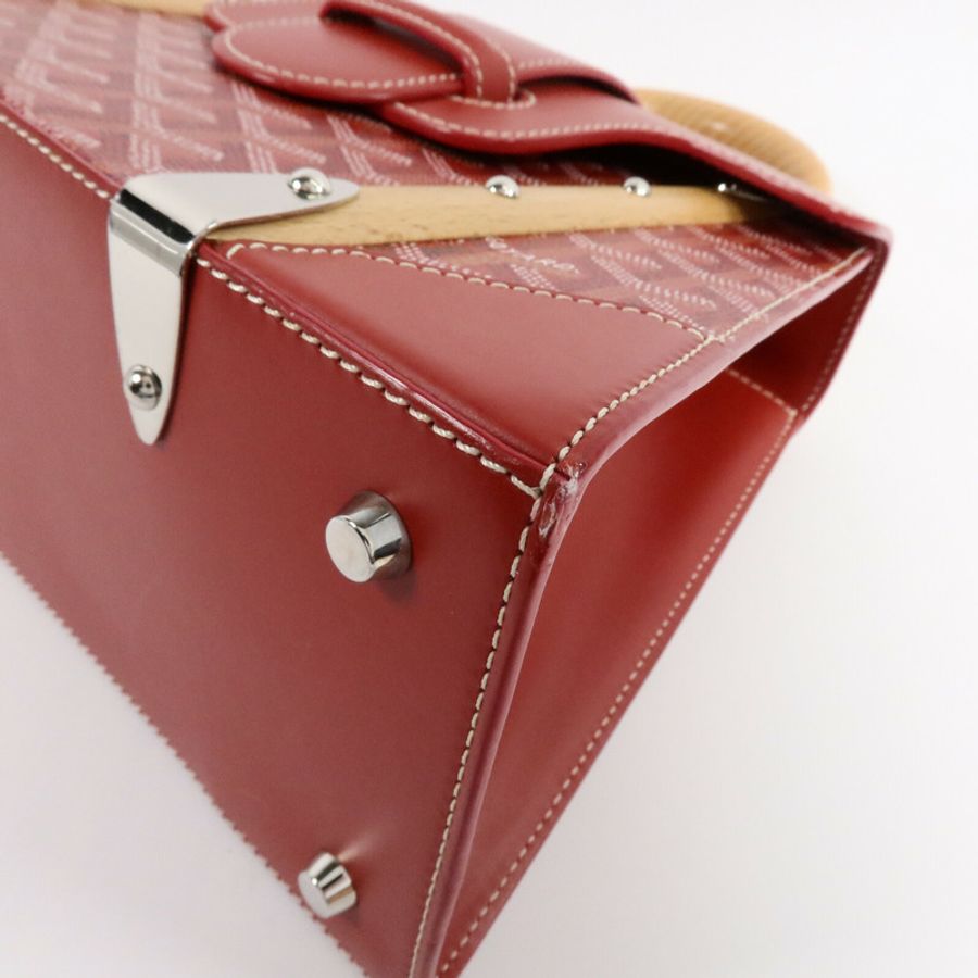 GOYARD 塗層帆布Saigon Structured PM手挽肩背兩用袋-8