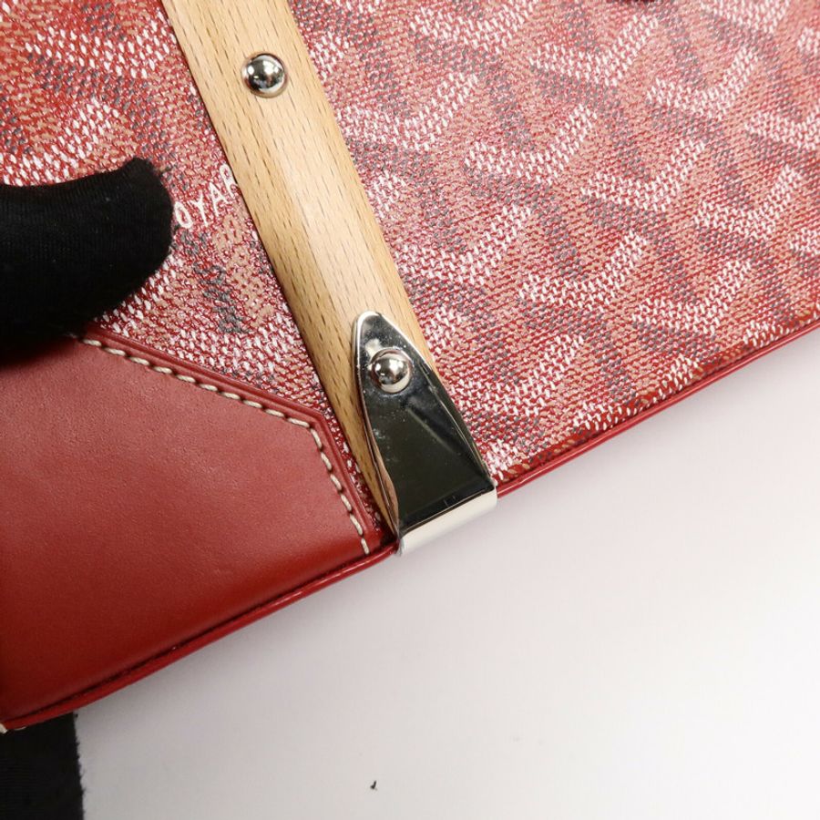 GOYARD 塗層帆布Saigon Structured PM手挽肩背兩用袋-13